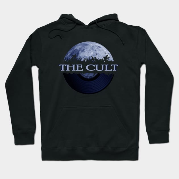 The Cult blue moon vinyl Hoodie by hany moon